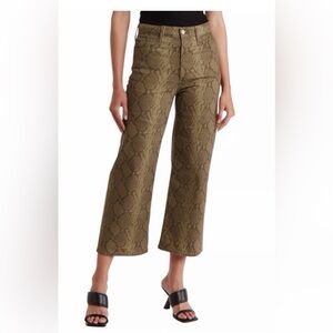 Adriano Goldschmied AG The Etta High-Rise Cropped Wide-Leg Jeans
